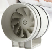 8" Inch Silent Extractor Fan Duct Hydroponic Inline Exhaust Vent Industrial V201-HBZ0112WH8AU