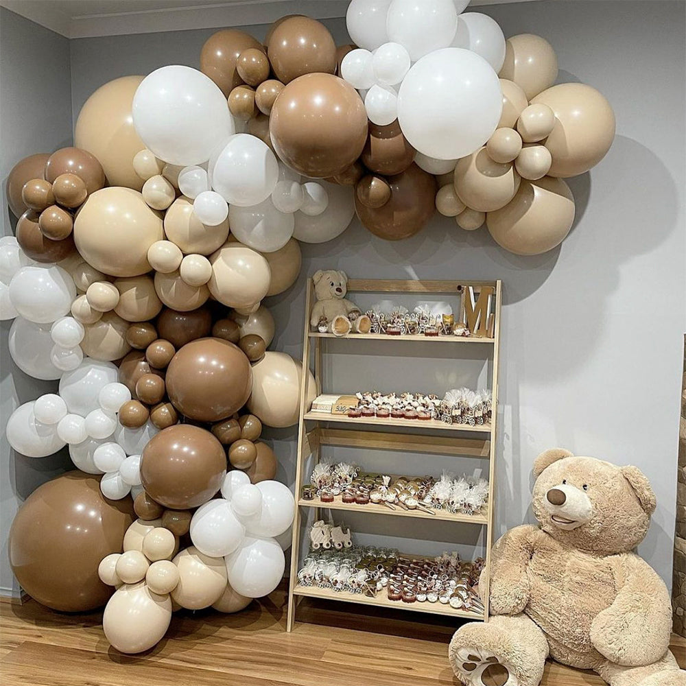 122X Coffee Balloon Arch Garland Kit Set Baby Shower Wedding Birthday Party Decor V201-HBZ0122CO8AU