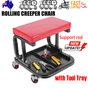 Padded Rolling Creeper Garage Mechanics Roller Seat Stool Chair with Tool Tray V201-HBZ0500RE8AU