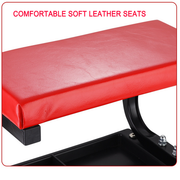 Padded Rolling Creeper Garage Mechanics Roller Seat Stool Chair with Tool Tray V201-HBZ0500RE8AU