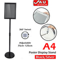A4 Floor Poster Stand Foyer Pedestal Sign Holder Business Menu Display AU Stock V201-HBZ0809BL8AU