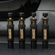 Adjustable Auto-Stop Tire Deflator Valve Kit 10-30 PSI 4PCS Screw-on for Offroad V201-HBZ1030BL8AU