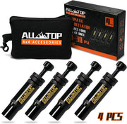 Adjustable Auto-Stop Tire Deflator Valve Kit 10-30 PSI 4PCS Screw-on for Offroad V201-HBZ1030BL8AU