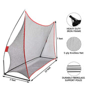 3M Huge Golf Practice Net Portable Hitting Swing Training Net Outdoor +Carry Bag V201-HBZ1073BL8AU