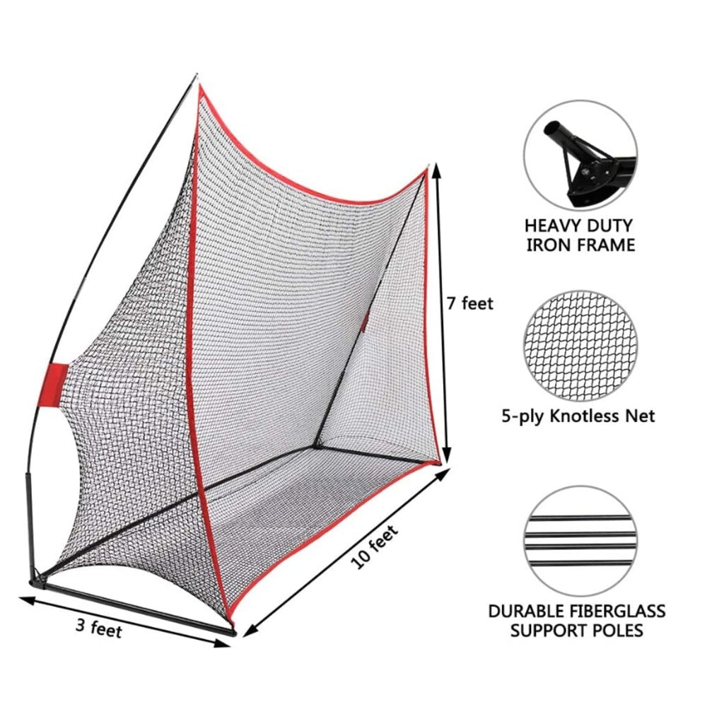 3M Huge Golf Practice Net Portable Hitting Swing Training Net Outdoor +Carry Bag V201-HBZ1073BL8AU