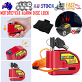 Motorcycle Alarm Disc Lock Motor Bike Brake Security Electric Rotor Bike Lock RED V201-HBZ1110RE8AU