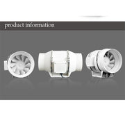 8inch Extractor Fan Duct Hydroponic Inline Exhaust Vent Industrial V201-HBZ1112WH8AU