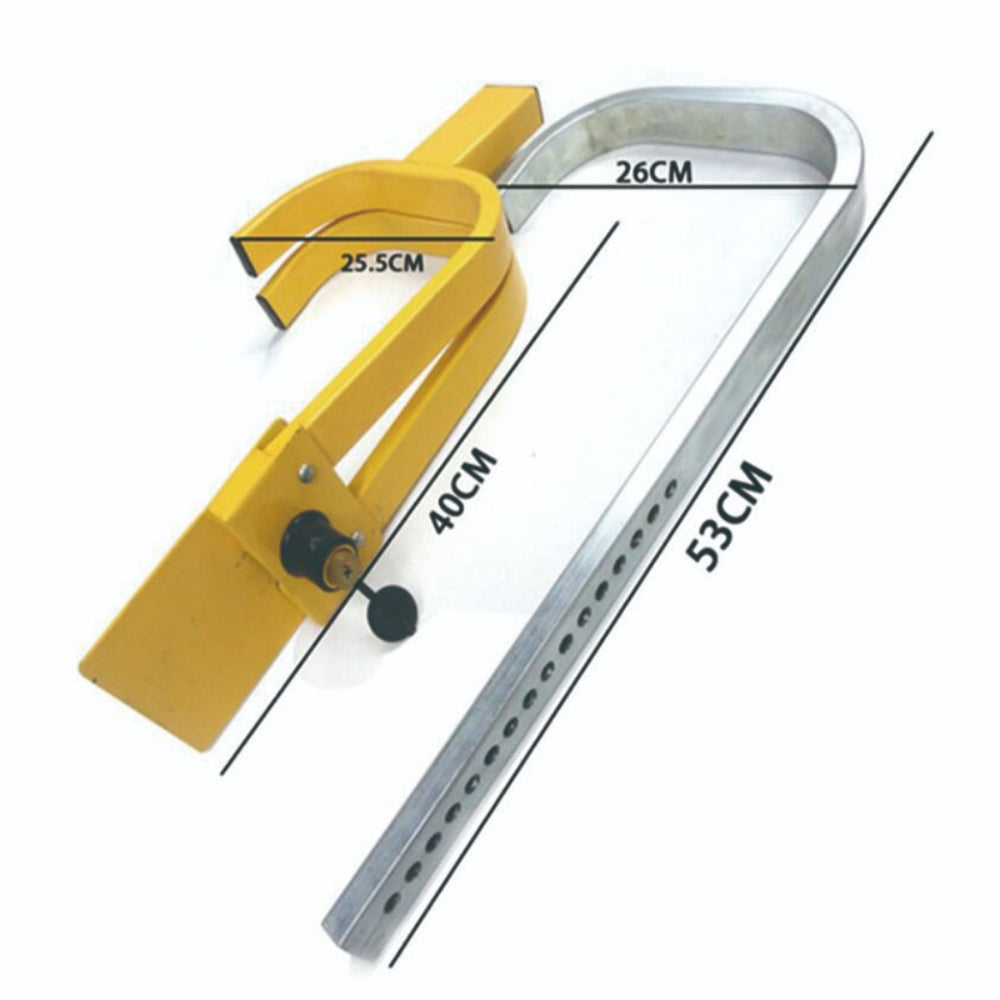 Heavy Duty Wheel Lock Clamp Anti-theft Vehicle Caravan Security 13''-15'' Wheel V201-HBZ1113YL8AU
