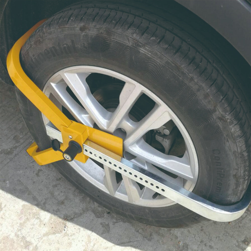 Heavy Duty Wheel Lock Clamp Anti-theft Vehicle Caravan Security 13''-15'' Wheel V201-HBZ1113YL8AU