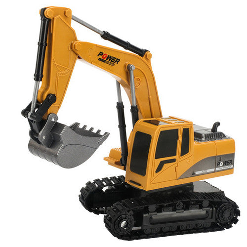1:24 RC Digger Remote Control Excavator Construction Truck Vehicle RC Toys 6CH V201-HBZ1246YL8AU
