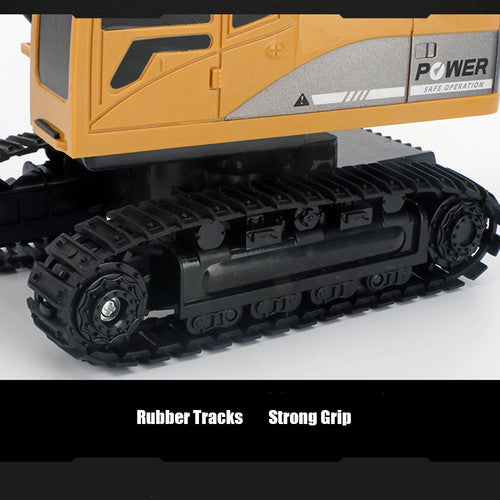 1:24 RC Digger Remote Control Excavator Construction Truck Vehicle RC Toys 6CH V201-HBZ1246YL8AU