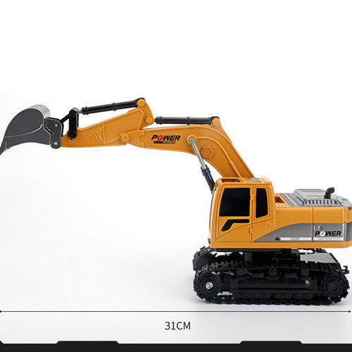1:24 RC Digger Remote Control Excavator Construction Truck Vehicle RC Toys 6CH V201-HBZ1246YL8AU