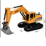 1:24 RC Digger Remote Control Excavator Construction Truck Vehicle RC Toys 6CH V201-HBZ1246YL8AU