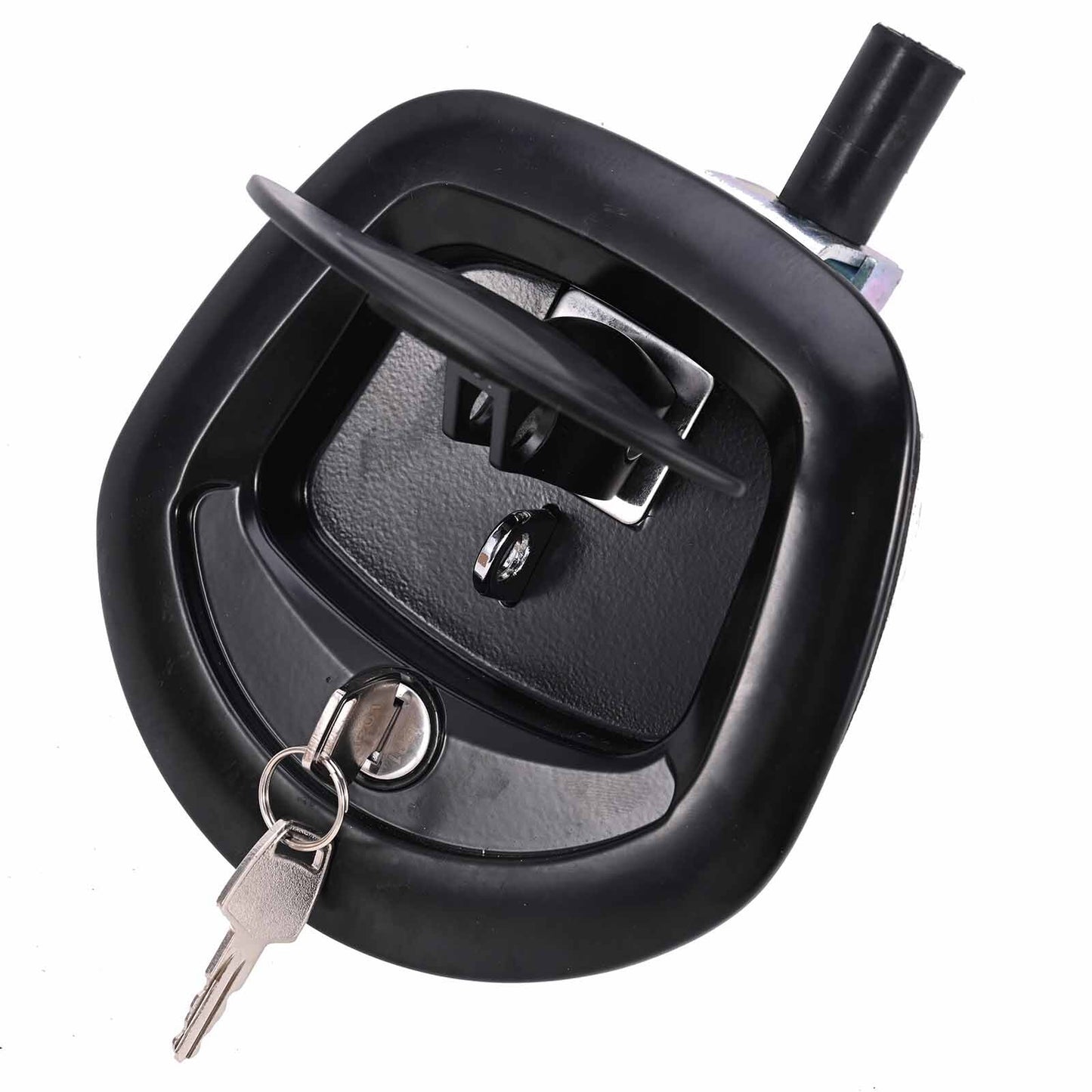 Black Power Operated Central Locking Handle Whale Tail Lock Recessed Folding 12V V201-HBZ1390BL8AU