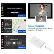 Upgrade Wireless CarPlay Adapter Dongle for Apple IOS Android Navigation Radio V201-HLCAR001