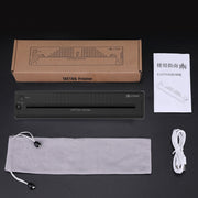 Wireless Tattoo Transfer Printer Portable Machine Clear Transfer Stencil Printer Black V201-HLWS009-BLACK