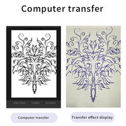 Wireless Tattoo Transfer Printer Portable Machine Clear Transfer Stencil Printer Black V201-HLWS009-BLACK