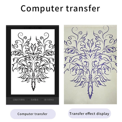 Wireless Tattoo Transfer Printer Portable Machine Clear Transfer Stencil Printer Black V201-HLWS009-BLACK