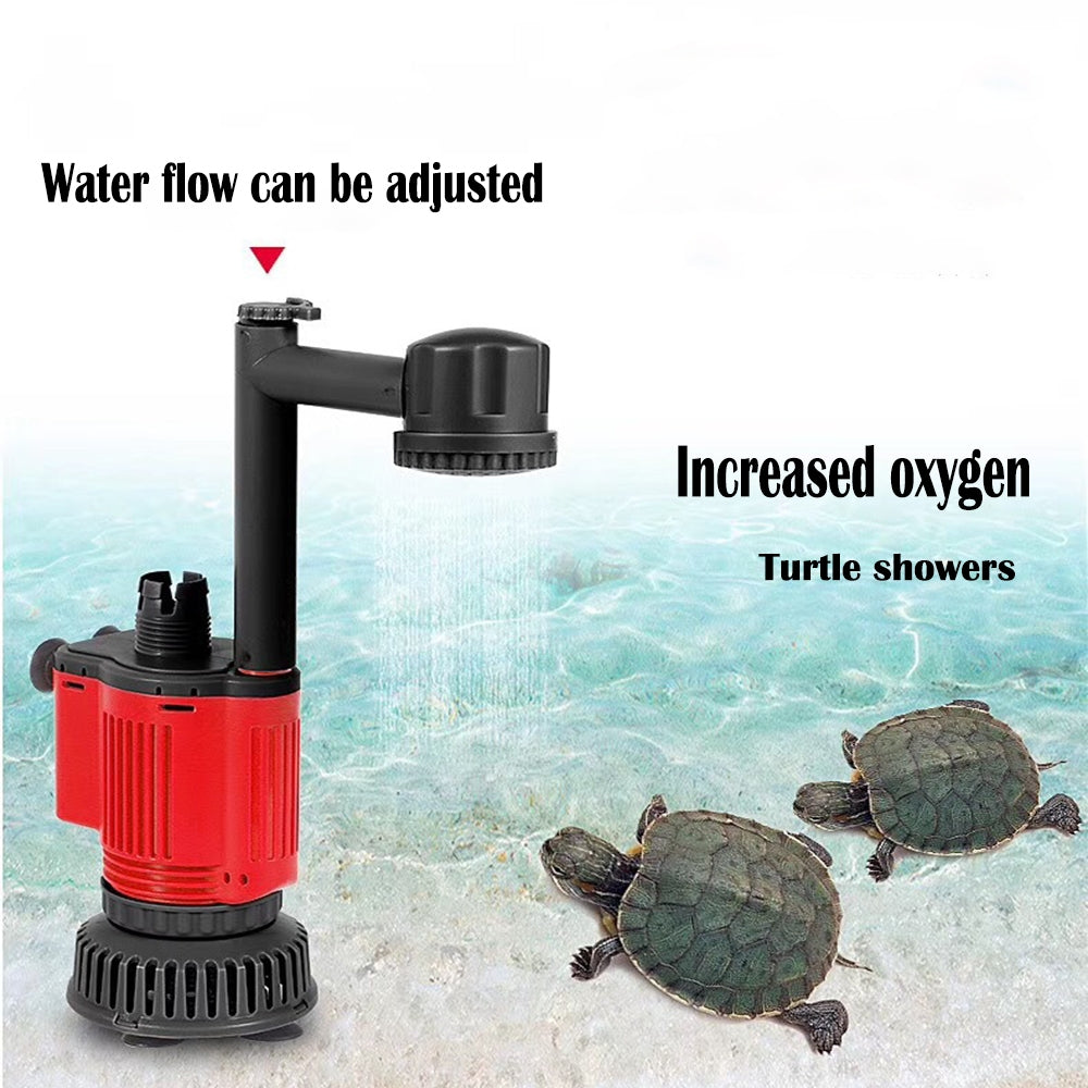Aquarium Electric Siphon Pump Vacuum Cleaner Fish Tank Clean Water Change Gravel V201-HLYG001-BLACK