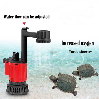 Aquarium Electric Siphon Pump Vacuum Cleaner Fish Tank Clean Water Change Gravel V201-HLYG001-BLACK