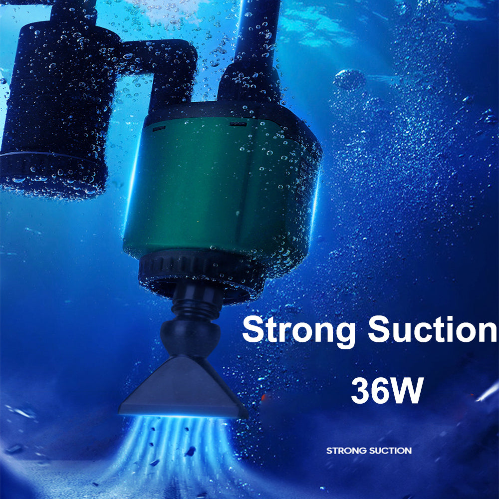 2000L/H 36W Aquarium Tool Electric Fish Tank Pump Water Changer Sand Washer AU V201-HLYG002-BLACK