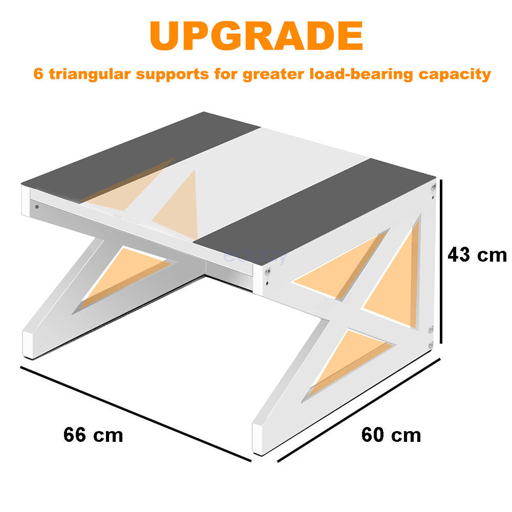 Washing Machine Pedestal Raiser Laundry Dryer Stand Base Holder 120kg Anti Slip V201-HOLD6043WH8AU