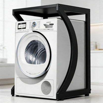 ORIGINAL Dryer Stand Maxi: Portable Dryer Rack Heavy Duty Steel Capacity Black for Washer/Dryer/Mini Fridge V201-HOLD6079BL8AU