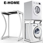 ORIGINAL Dryer Stand Maxi: Portable Dryer Rack Heavy Duty Steel Capacity white for Washer/Dryer/Mini Fridge V201-HOLD6079WH8AU
