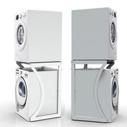 ORIGINAL Dryer Stand Maxi: Portable Dryer Rack Heavy Duty Steel Capacity white for Washer/Dryer/Mini Fridge V201-HOLD6079WH8AU