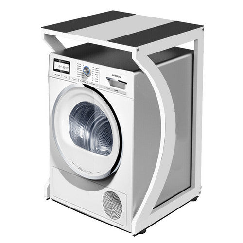 ORIGINAL Dryer Stand Maxi: Portable Dryer Rack Heavy Duty Steel Capacity white for Washer/Dryer/Mini Fridge V201-HOLD6079WH8AU