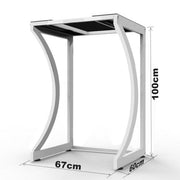 ORIGINAL Dryer Stand Maxi: Portable Dryer Rack Heavy Duty Steel Capacity white for Washer/Dryer/Mini Fridge V201-HOLD6079WH8AU