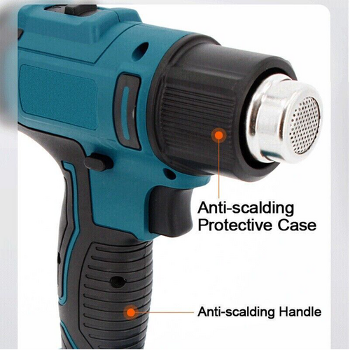 2000W Electric Hot Air Heat Gun with Nozzles Cordless Handheld For Makita 18V AU V201-HOT0036BU8AU2