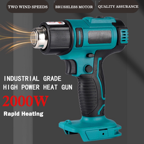 2000W Electric Hot Air Heat Gun with Nozzles Cordless Handheld For Makita 18V AU V201-HOT0036BU8AU2