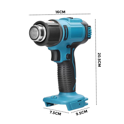 2000W Electric Hot Air Heat Gun with Nozzles Cordless Handheld For Makita 18V AU V201-HOT0036BU8AU2