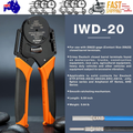DT20 Crimper 4 Way Indent,8 Impression iCrimp Closed Barrel Type Deutsch Crimper V201-IWD0020BL8AU