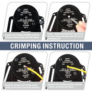 DT20 Crimper 4 Way Indent,8 Impression iCrimp Closed Barrel Type Deutsch Crimper V201-IWD0020BL8AU