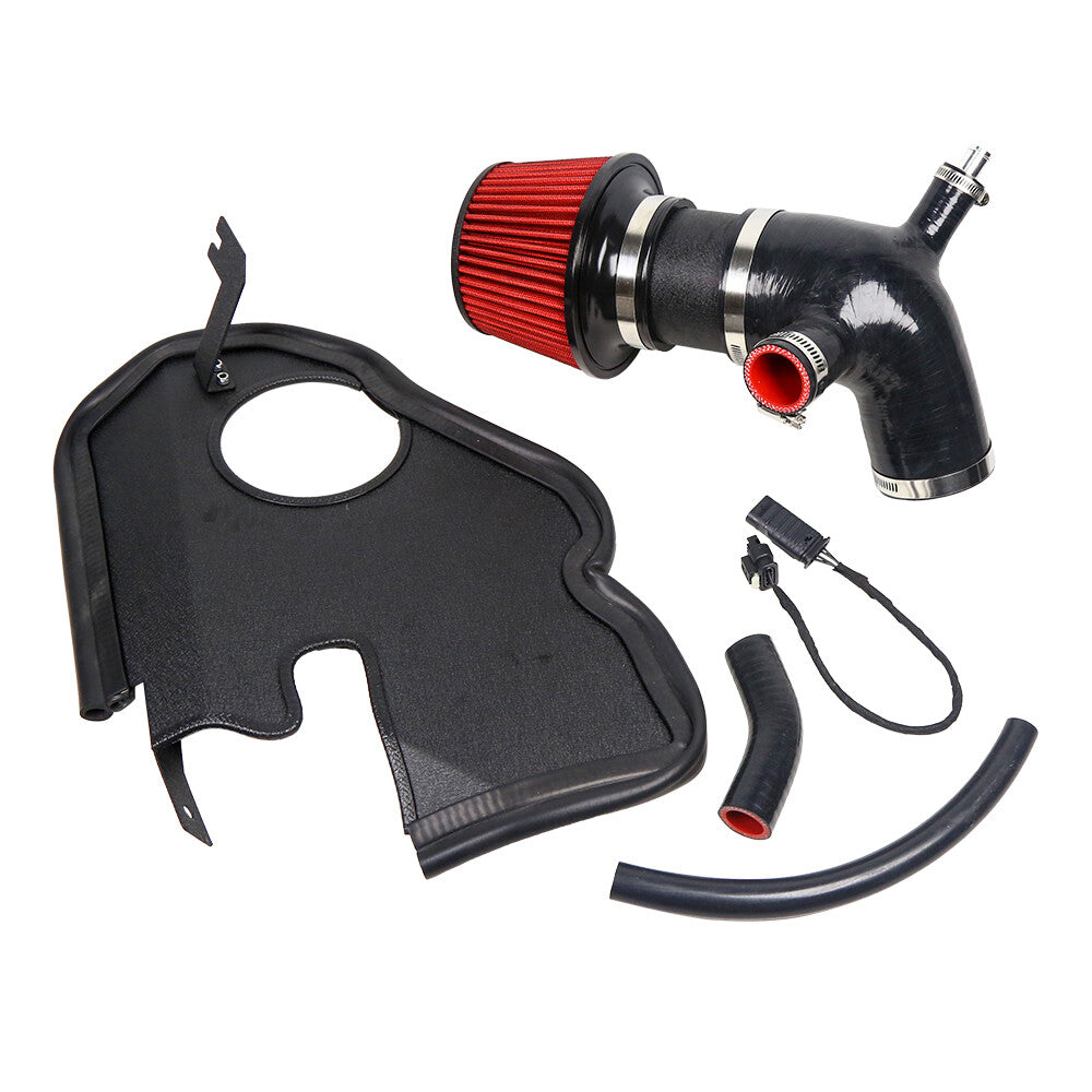 High Flow Cold Air Intake Pipe System Kit For 2009-16 BMW F10 F11 N55 535i 3.0T V201-KD4166BK--C-AU