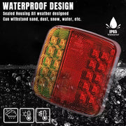 2X 7Pin LED Magnetic Wireless Trailer-TailLight Kit For Trailer Truck Automotive V201-LED-RY--C-AU