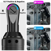 21V 3/8'' 100N.m Electric Right Angle Ratchet Wrench Charger+ 2 Battery V201-LI0090YL8AU