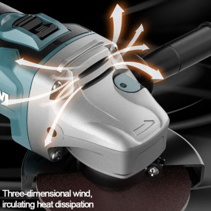Brushless Cordless Angle Grinder With 2x Li-ion Battery Charger 125mm Combo Kit V201-LI0125BU8AU2