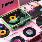 Record Player Vinyl Turntable Bluetooth Speakers Retro Briefcase USB (Turquoise) V201-LPU0001GR8AU