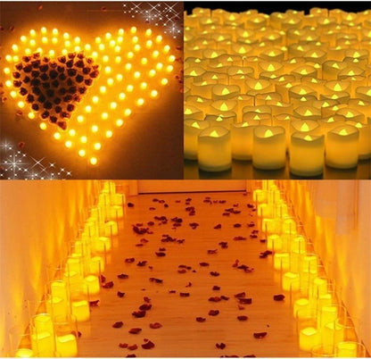 48PCS Flameless LED Tea Light Tealight Candle Wedding Decoration V201-LZD1148YW8AU