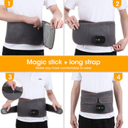Electric Dual Infrared Light Heat Back Massager Waist Brace Lumbar Support Belt V201-MAS0002GY8AU