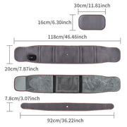 Electric Dual Infrared Light Heat Back Massager Waist Brace Lumbar Support Belt V201-MAS0002GY8AU
