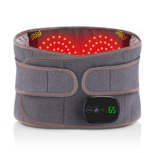 Electric Dual Infrared Light Heat Back Massager Waist Brace Lumbar Support Belt V201-MAS0002GY8AU