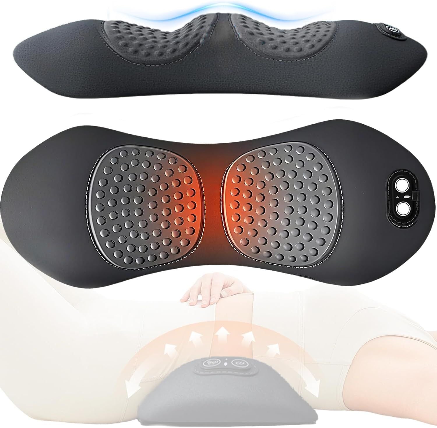 Electric Back Massager Triple Fusion Back Massager Traction Lifting & Heat AU V201-MAS0433GY8AU