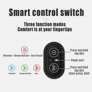 Electric Back Massager Triple Fusion Back Massager Traction Lifting & Heat AU V201-MAS0433GY8AU