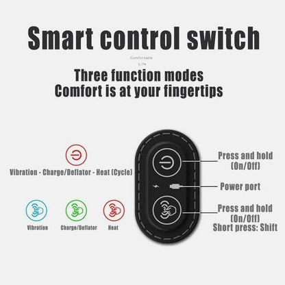 Electric Back Massager Triple Fusion Back Massager Traction Lifting & Heat AU V201-MAS0433GY8AU