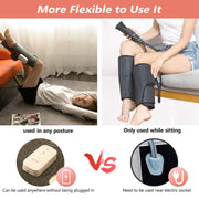 Leg Massager Heated Air Compression Foot Massage Calf Circulation Muscles Relax V201-MAS0710WH8AU