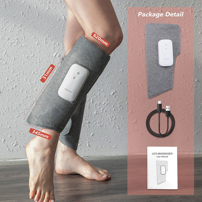 Leg Massager Heated Air Compression Foot Massage Calf Circulation Muscles Relax V201-MAS0710WH8AU